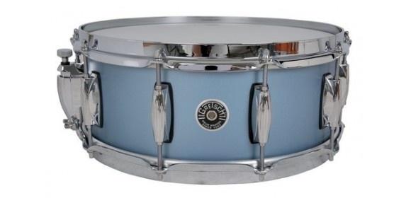 Snare Drum USA Brooklyn Satin Ice Blue Metallic