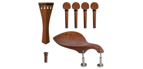 Violingarnitur Buchsbaum Kinnhaltermodell Guarneri