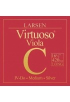 Viola-Saiten  extra-lange 420mm Mensur, medium tension C Silber
