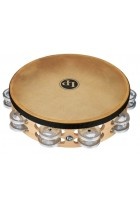 Tambourin Pro 10in Double Row With Head 10" Messing/Bronze