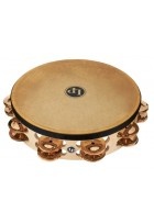 Tambourin Pro 10in Double Row With Head 10" Bronze