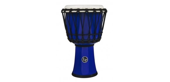 Djembe World 7-inch Rope Tuned Circle Blau