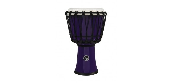 Djembe World 7-inch Rope Tuned Circle Lila