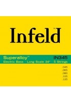 E-Bass Saiten Superalloy. Round Wound Long Scale Satz 5-str. long