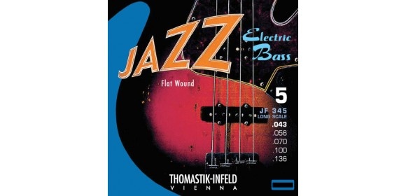 E-Bass Saiten Jazz Bass Flat Wound 0.057