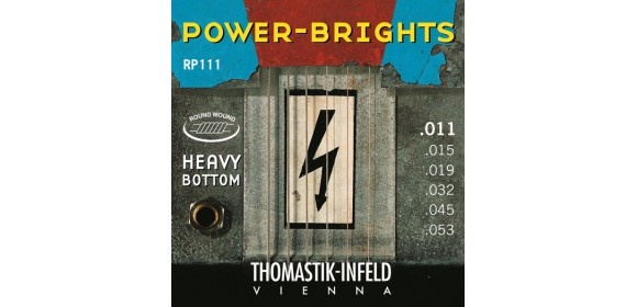 E-Gitarre-Saiten Power Brights Series Satz 011 heavy