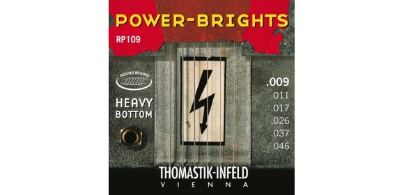 E-Gitarre-Saiten Power Brights Series Satz 009 heavy