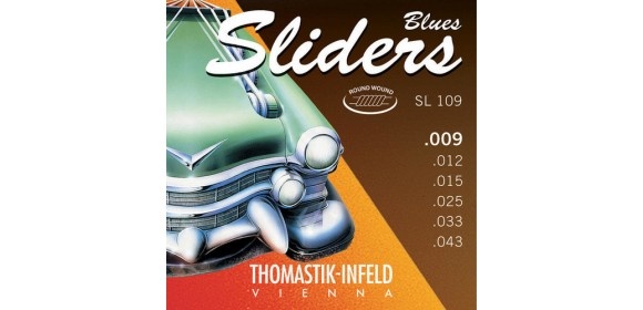 E-Gitarre-Saiten Sliders Blues Series Satz 009 light