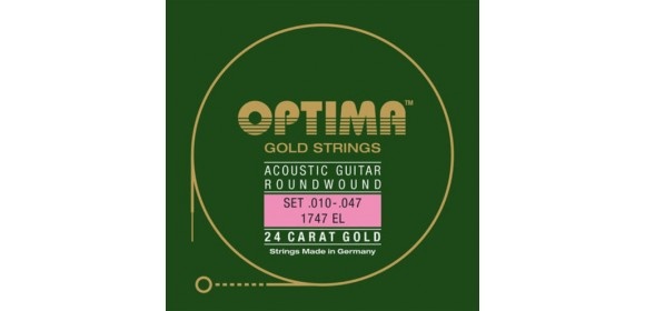 Akustik-Gitarren Saiten Gold Strings E1 .010