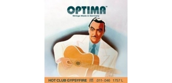Akustik-Gitarren Saiten Hot Club Gypsyfire Versilbert Satz mit Schlinge