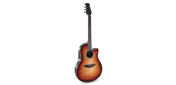 E-Akustikgitarre Celebrity Traditional Plus Mid Cutaway Cognac Burst Gloss