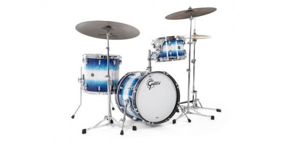 Bass Drum USA Brooklyn Blue Burst Pearl