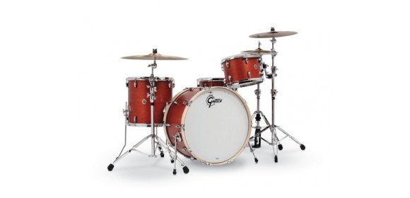 Floor Tom USA Brooklyn Satin Burnt Orange