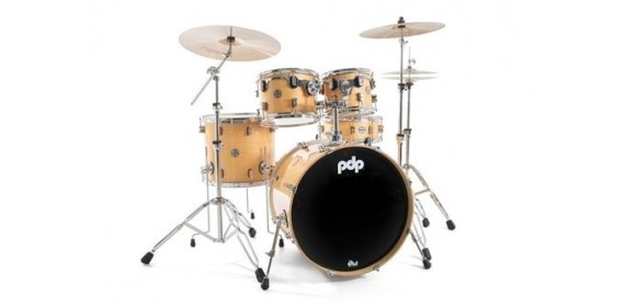 Drumset Concept Maple Red To Black Fade