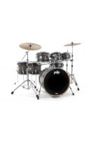 Drumset Concept Maple Red to Black Fade