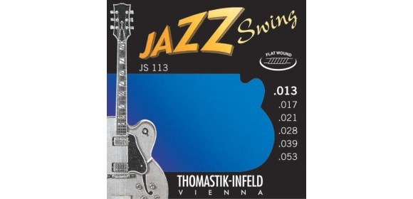 E-Gitarre-Saiten Jazz Swing Series Nickel Flat Wound Satz 013 flatwound