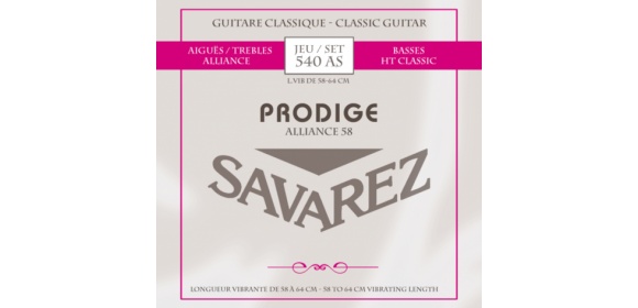 Klassikgitarre-Saiten Prodige 38 Kindergitarre 3/4-7/8 Carbon
