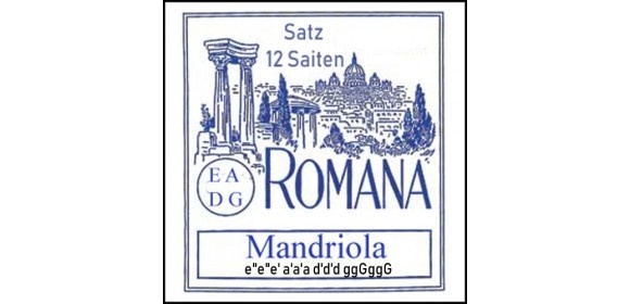 Mandriola-Saiten Satz 12-saitig