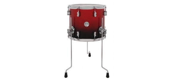 Standtom Concept Maple Red to Black Sparkle Fade
