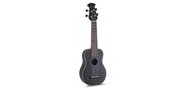 Sopran Ukulele Celebrity Traditional Black Satin