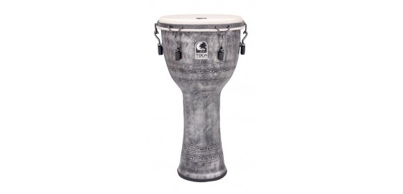 Djembe Freestyle Mechanically Tuned Antique Silver