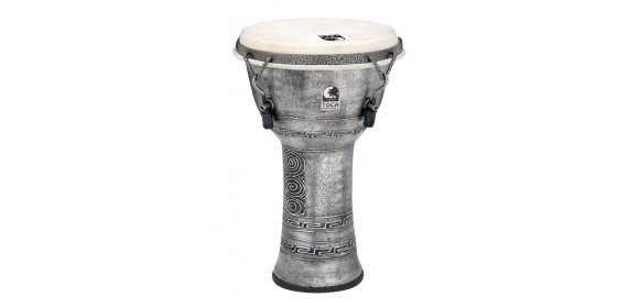 Djembe Freestyle Mechanically Tuned Antique Silver