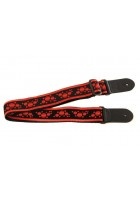 Gitarrengurt Signature Nylon Ruby Red/Black