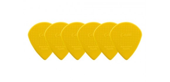 Plektrum Janicek  Nylonpicks 0,88 gelb