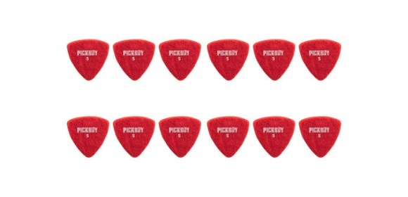 Plektrum Filz Rot
