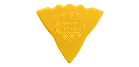 Plektrum 3-Stärken gelb
