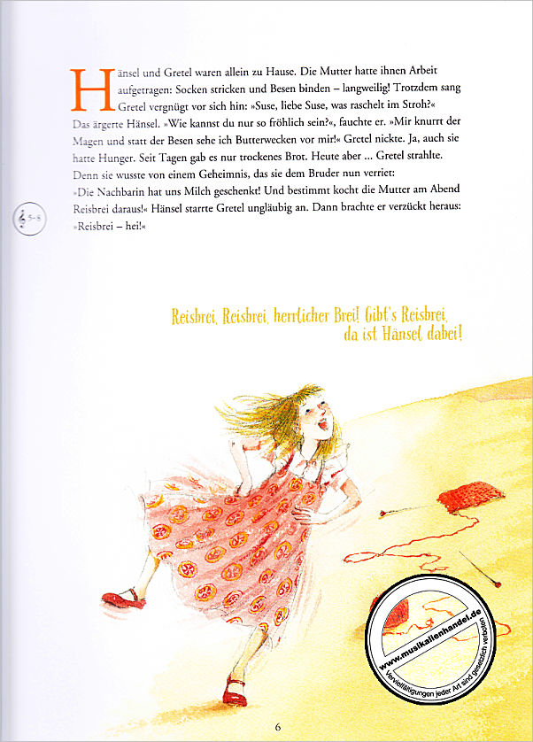 Notenbild für 978-3-219-11803-2 - Hänsel und Gretel | Musikalisches Bilderbuch mit CD