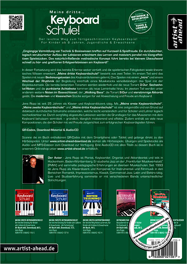 Notenbild für 978-3-86642-156-1 - Meine dritte Keyboardschule