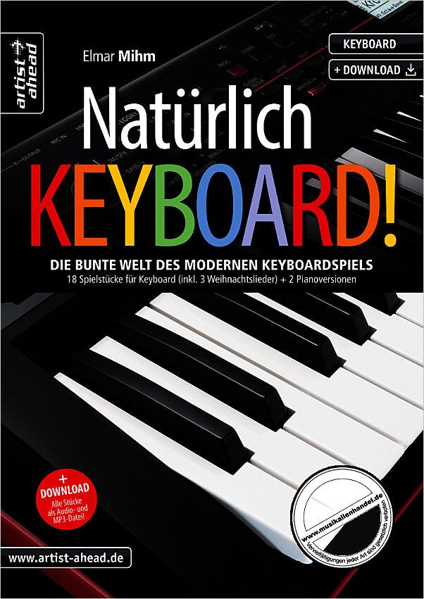 Notenbild für 978-3-86642-165-3 - Natürlich Keyboard | Die bunte Welt des modernen Keyboardspiels