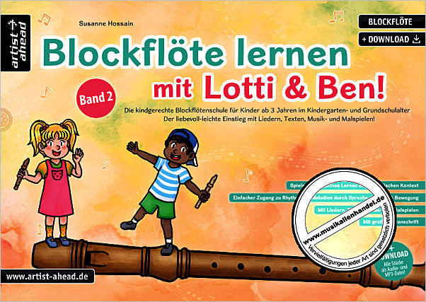 Notenbild für 978-3-86642-183-7 - Blockflöte lernen mit Lotti + Ben 2