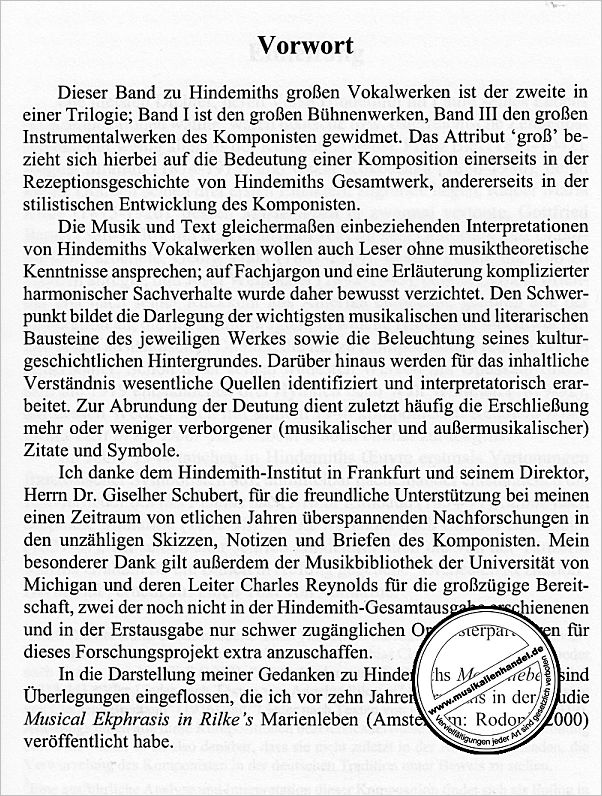 Notenbild für 978-3-938095-14-0 - HINDEMITHS GROSSE VOKALWERKE