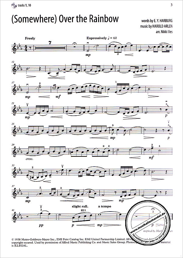 Notenbild für 9780193407671 - Violin Jazz in Autumn (+CD) :