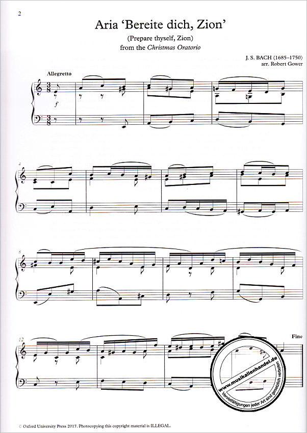 Notenbild für 9780193517677 - The Oxford book of christmas organ music for manuals
