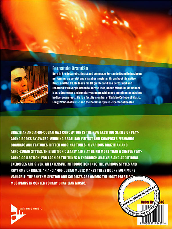 Notenbild für ADV 14846 - BRAZILIAN + AFRO CUBAN JAZZ CONCEPTION FOR GUITAR