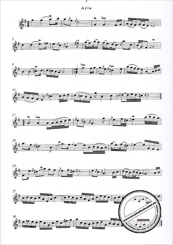 Notenbild für AER 174 - GOLDBERG VARIATIONEN BWV 988