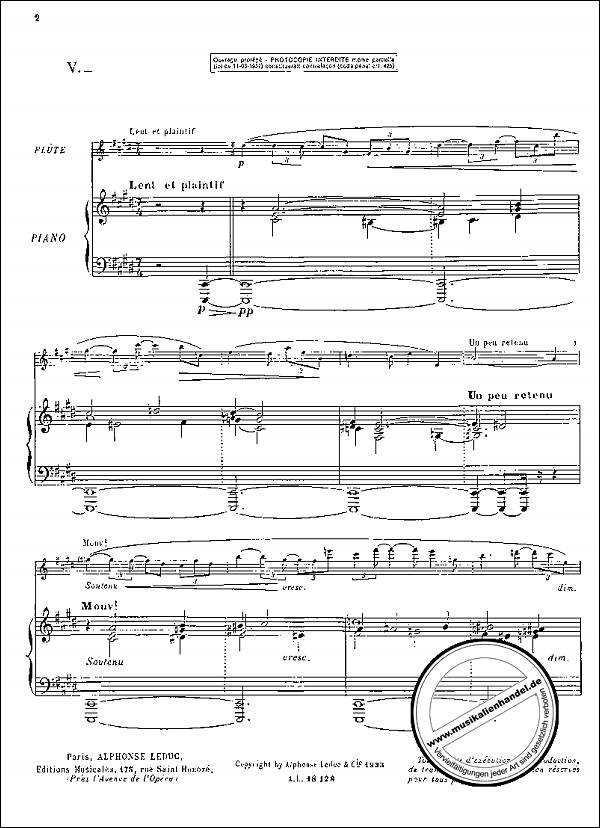 Notenbild für AL 18128 - DANS LA MAISON TRISTE (HISTOIRES)