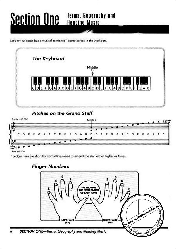 Notenbild für ALF 18511 - 30 DAY KEYBOARD WORKOUT