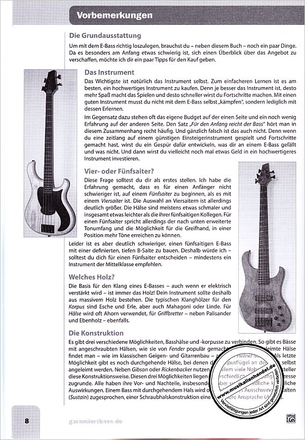 Notenbild für ALF 20198G - Garantiert Bass lernen