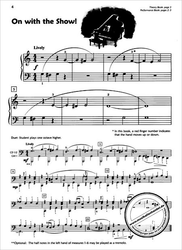Notenbild für ALF 22173 - PREMIER PIANO COURSE 2A