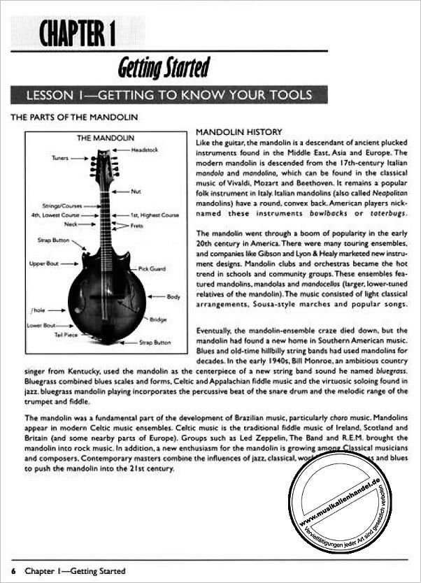 Notenbild für ALF 22665 - BEGINNING MANDOLIN