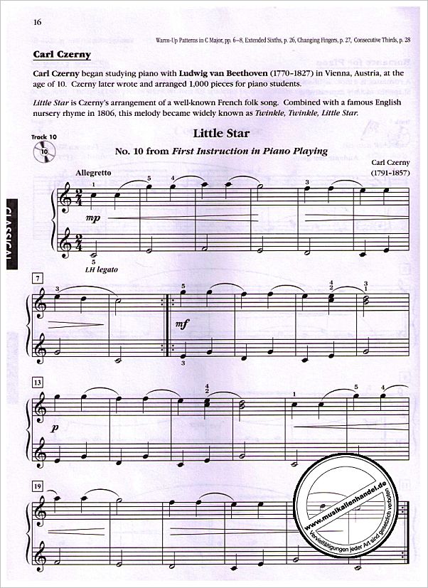 Notenbild für ALF 31352 - EXPLORING PIANO CLASSICS - PREPARATORY LEVEL