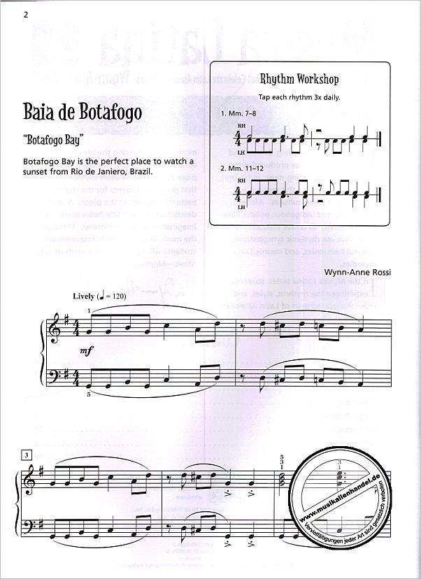 Notenbild für ALF 39401 - MUSICA LATINA 2