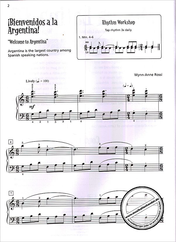 Notenbild für ALF 39402 - MUSICA LATINA 3