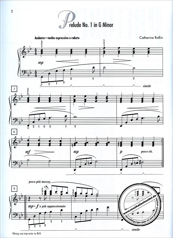 Notenbild für ALF 6039 - PRELUDES FOR PIANO 2