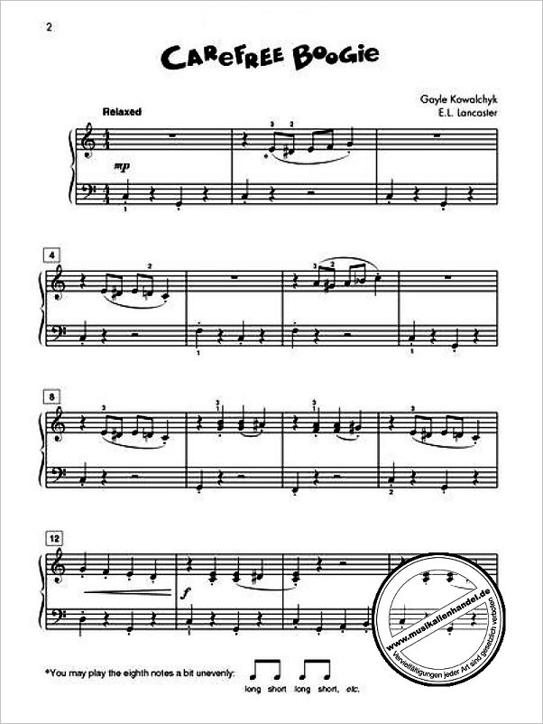 Notenbild für ALF 6677 - BOOGIE 'N' BLUES 2