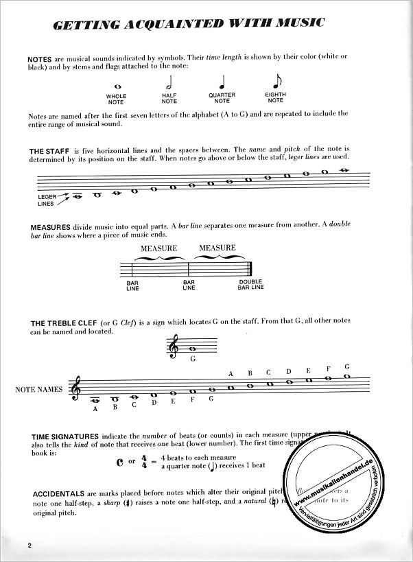 Notenbild für ALF 730 - LEARN TO PLAY THE OBOE 1